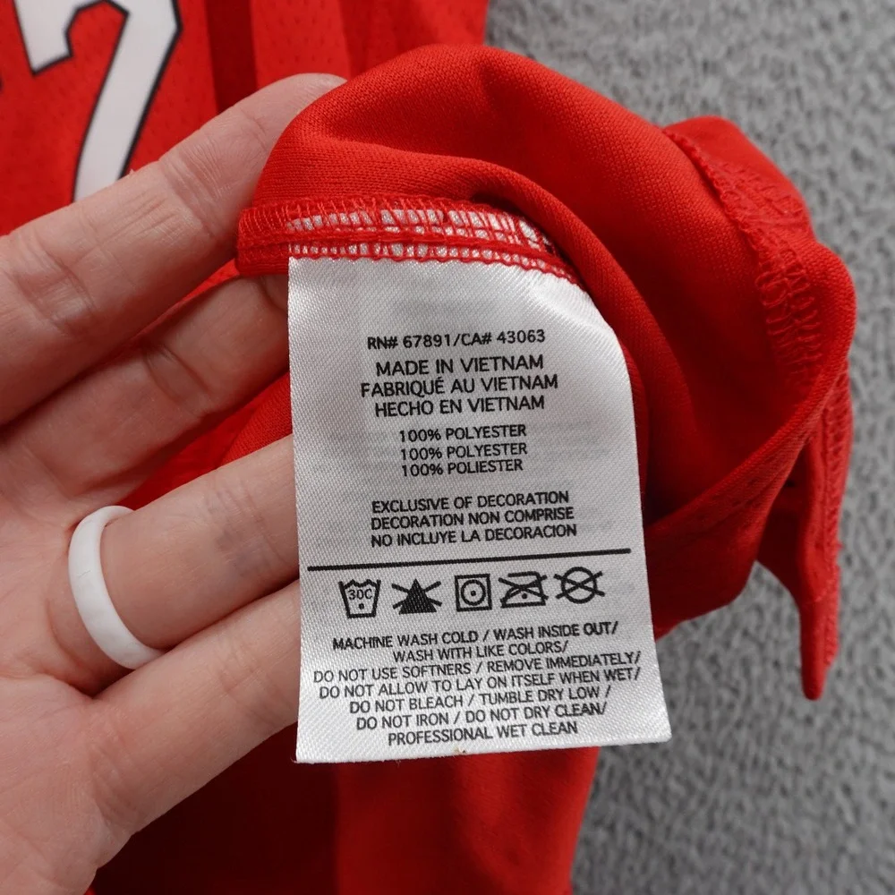 Nike Jimmy Butler Jersey‎ Large Red Basketball Youth Miami Heat City Edition 22